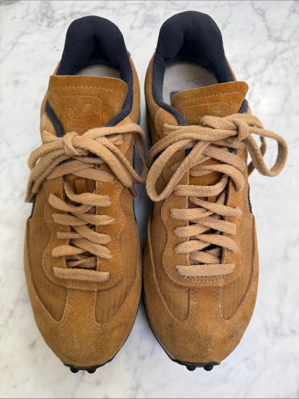 Veja Runner Suede Sneakers - Tan